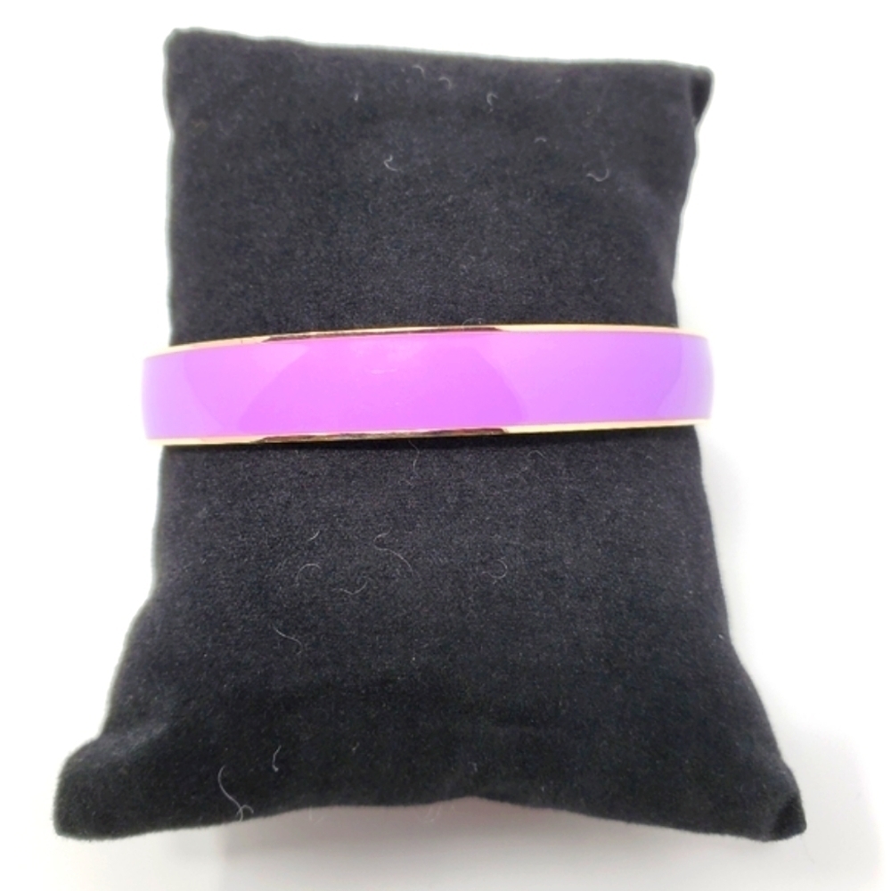 J. Crew Lavender Bangle Bracelet Gold Tone SALE